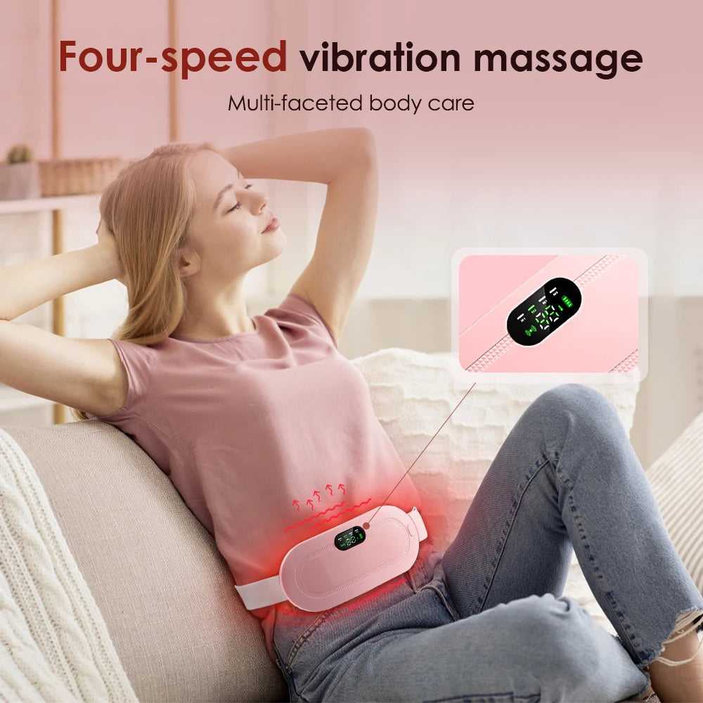 USB Uterine Warm Belt Pain Relief Massager