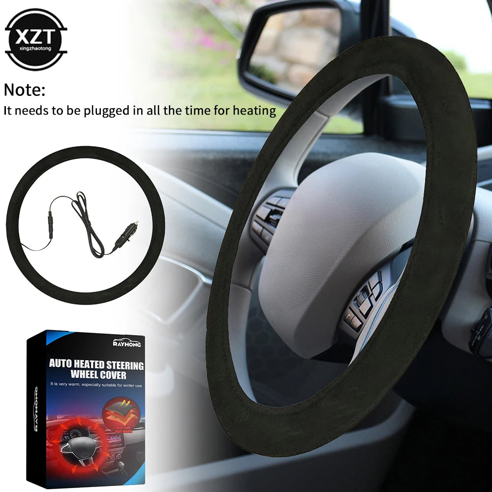 Universal Car Heated Steering Wheel Cover